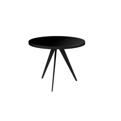 STOLIK KAWOWY Metalowy Blat Czarny Płyta MDF  STK-928